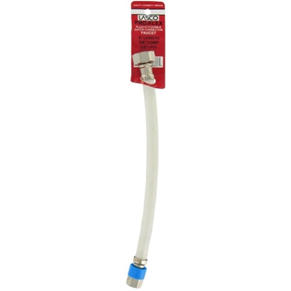 Larsen Supply Co .38 in. Compression x .5 in. IPS x 16 in. Plastic Supply Water Con - 79533
