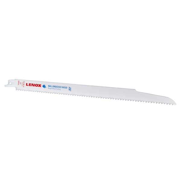 Irwin LENOX Tools Bi-Metal Reciprocating Saw Blade, 12 in. 6 TPI - 20586S156R