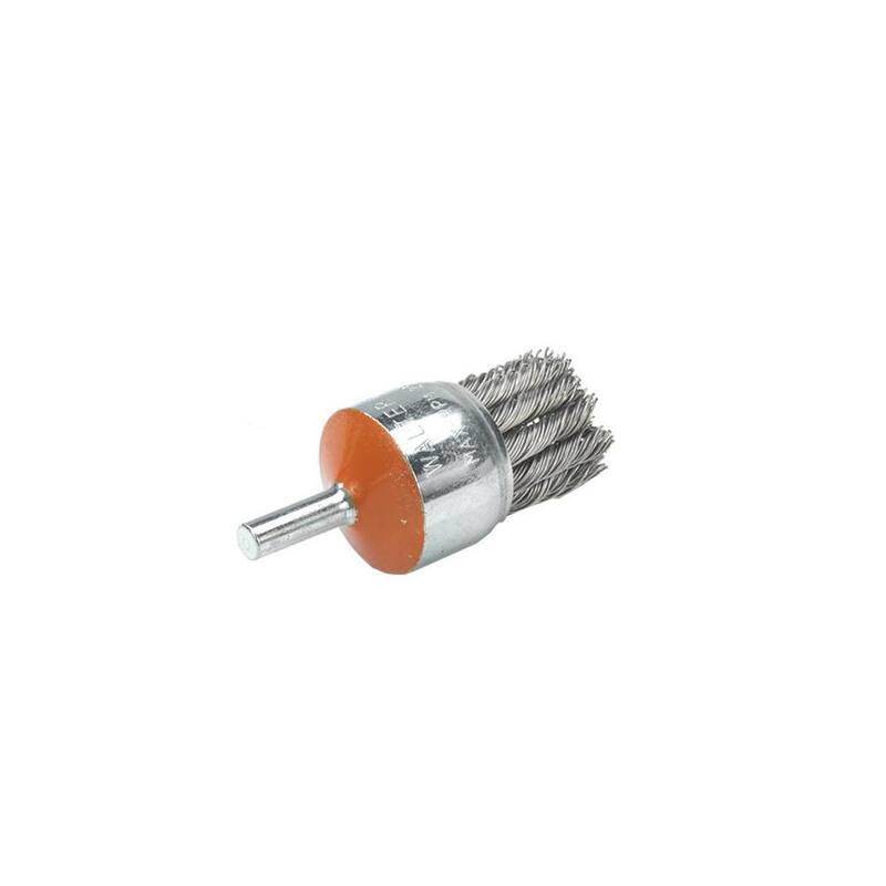 Brocha montada de alambre retorcido de nudos de 1-1/8 in. de WALTER SURFACE TECHNOLOGIES - 13C070