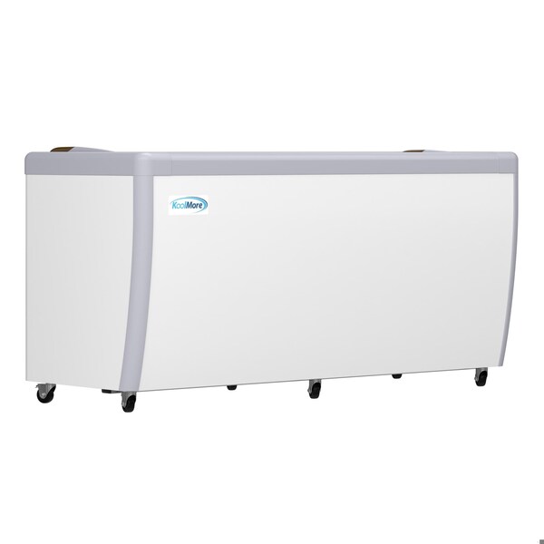 Koolmore 70 in. Gelato Dipping Cabinet Display Freezer with Sliding Glass Door, 13 Pans, 20 Cu. Ft. - KM-GDC-71SD