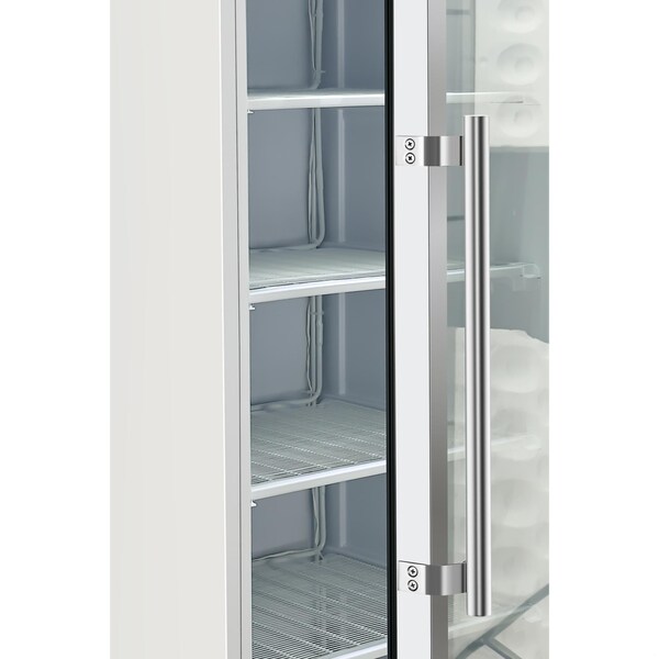 Koolmore 12 Cu. ft. Commercial Freezer with Glass Door in White - Manual Defrost KM-FMD12WGD - KM-FMD12WGD