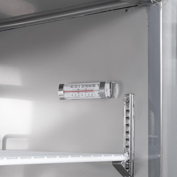 Koolmore 60 in. Two-Door Commercial Undercounter Freezer in Stainless Steel with Casters, KM-UCF-15SS - KM-UCF-15SS