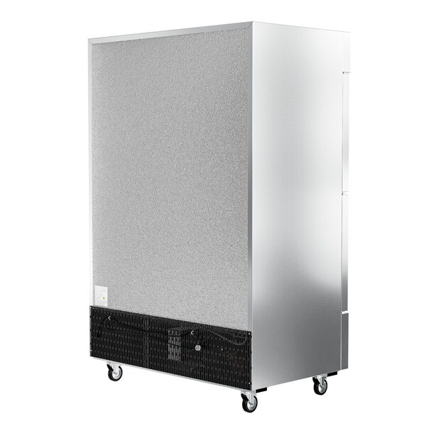 Koolmore 54 in. Commercial Stainless Steel Solid Half Door Reach-In Freezer, 47 cu. ft. - RIF-2D-SSHD