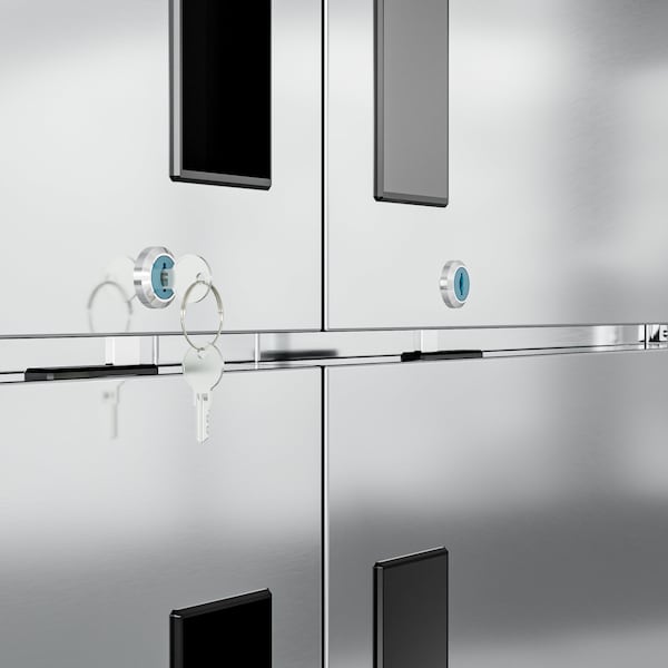 Koolmore 54 in. Commercial Stainless Steel Solid Half Door Reach-In Freezer, 47 cu. ft. - RIF-2D-SSHD