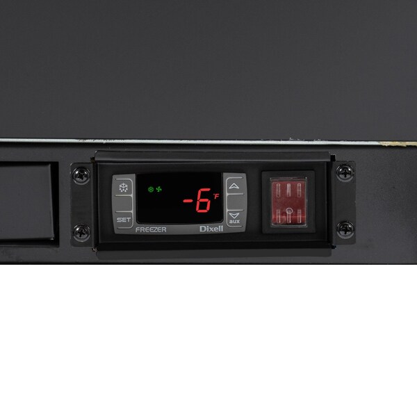 Koolmore 50 in. Commercial Glass Froster in Black Steel, ETL Listed, 14 cu. ft. KM-GF50-BK - KM-GF50-BK