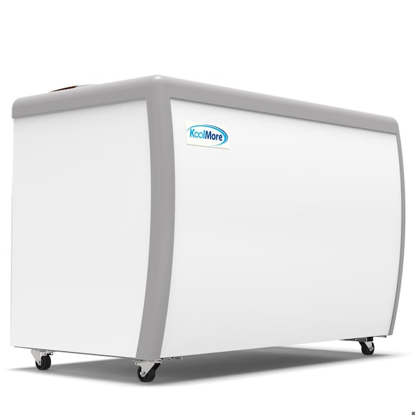 Koolmore 50 in. 8 Tub Ice Cream Dipping Cabinet Display Freezer with Sliding Glass Door, 13 cu. ft. - KM-ICD-49SD
