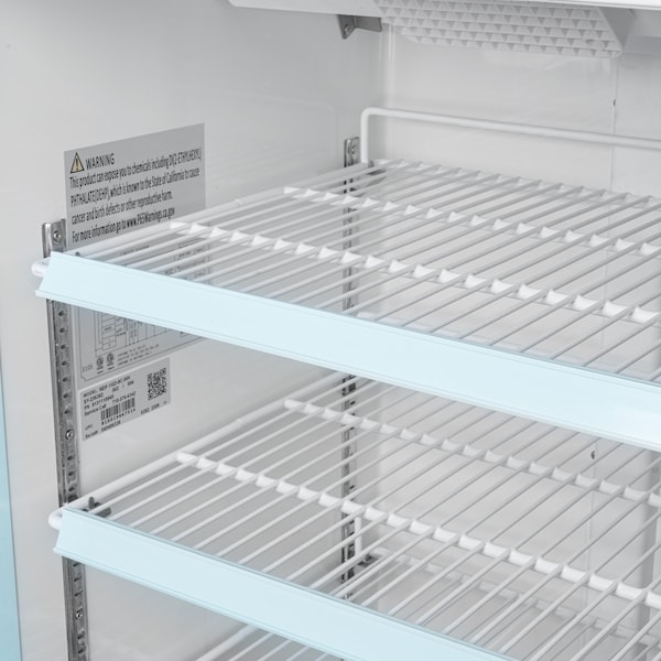 Koolmore 26 in. 1-Door Commercial Display Merchandiser Freezer 9 cu. ft. in White MDF-1GD-9C-WH - MDF-1GD-9C-WH
