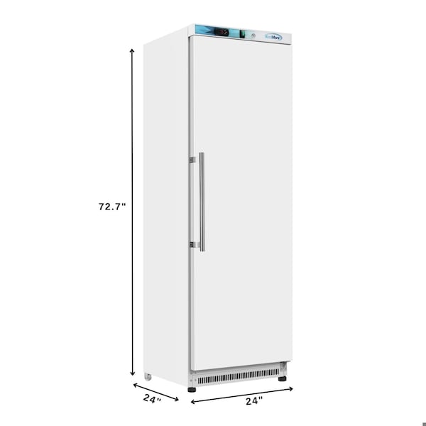 Koolmore 12 Cu. ft. Commercial Reach in Freezer in White Manual Defrost KM-FMD12WH - KM-FMD12WH