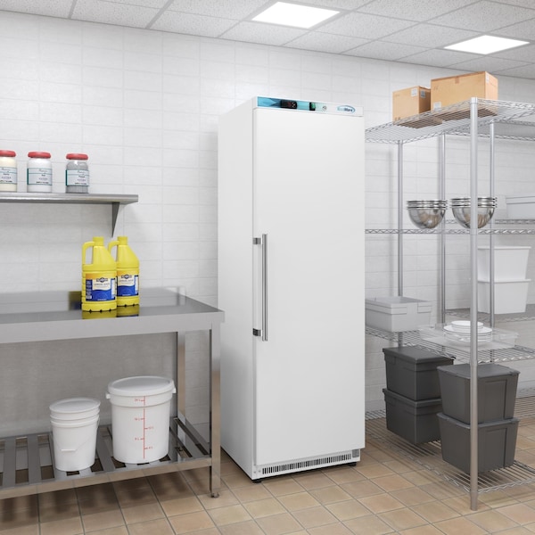 Koolmore 12 Cu. ft. Commercial Reach in Freezer in White Manual Defrost KM-FMD12WH - KM-FMD12WH
