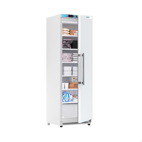 Koolmore 12 Cu. ft. Commercial Reach in Freezer in White Manual Defrost KM-FMD12WH - KM-FMD12WH