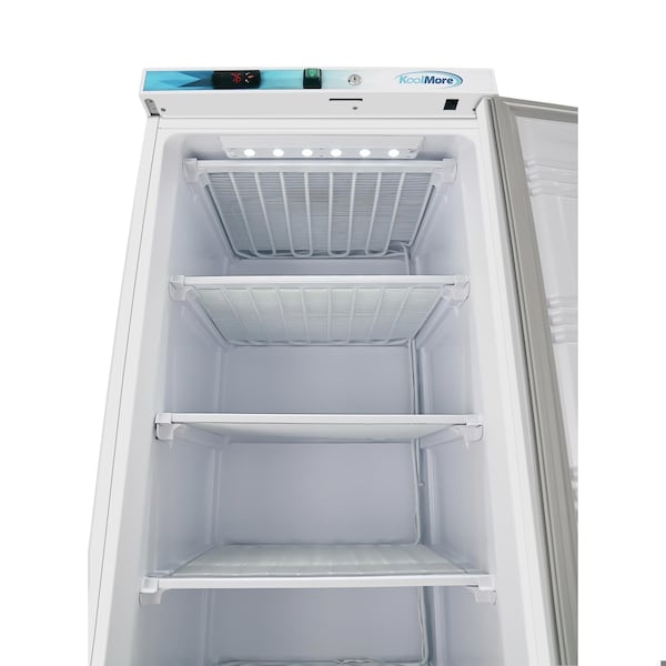 Koolmore 12 Cu. ft. Commercial Reach in Freezer in White Manual Defrost KM-FMD12WH - KM-FMD12WH