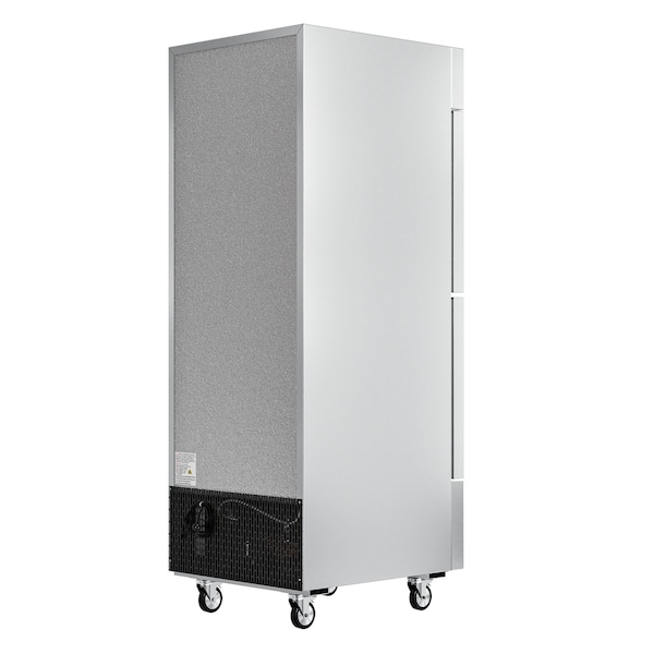 Koolmore 29 in. Commercial Stainless Steel Solid Half Door Reach-In Freezer 23 cu. ft. - RIF-1D-SSHD