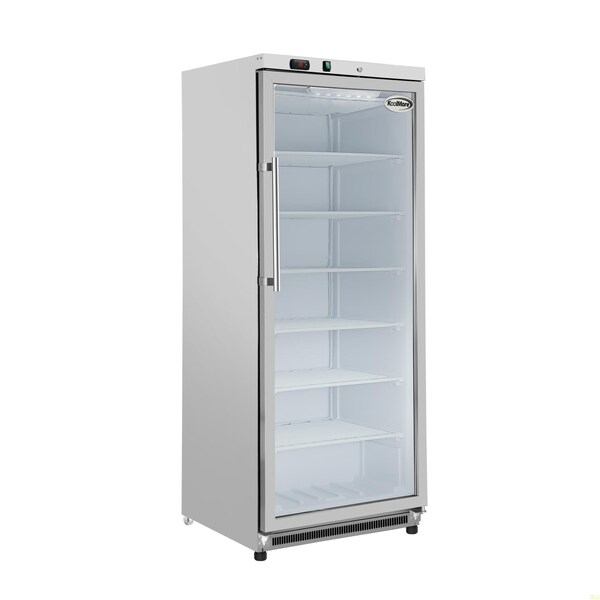 Koolmore 21 Cu. Ft. Commercial Freezer with Glass Door in Stainless Steel - Manual Defrost KM-FMD20SGD - KM-FMD20SGD