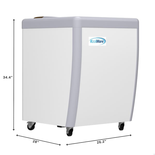 Koolmore 26 in. Gelato Dipping Cabinet Display Freezer with Sliding Glass Door, 6 Cu. Ft. KM-GDC-26SD - KM-GDC-26SD