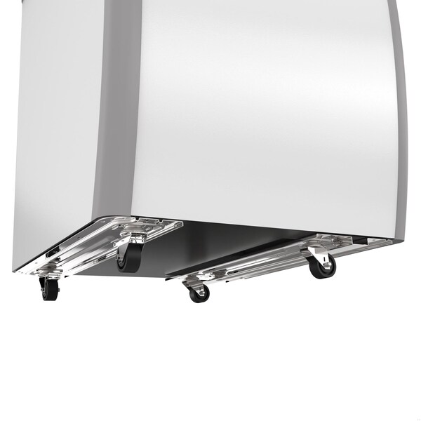 Koolmore 26 in. 4 Tub Ice Cream Dipping Cabinet Display Freezer with Sliding Glass Door and Sneeze Guard,  - KM-ICD-26SD-FG