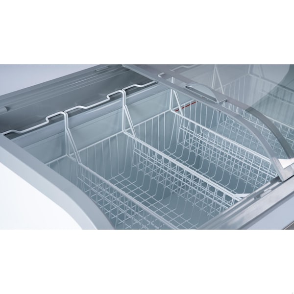 Koolmore 58 Inch Manual Defrost Island Chest Freezer 14 cu. ft. Capacity in White - KM-ISCF-58MD