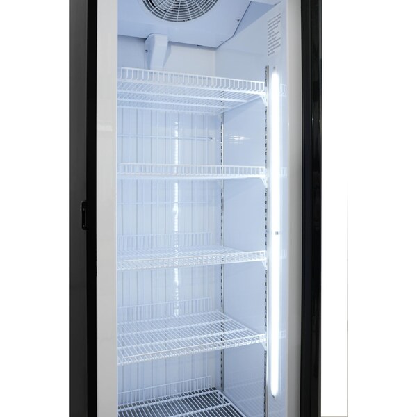 Koolmore 24 in. Commercial One Glass Door Merchandiser Freezer, 12 Cu. Ft. in Black KM-MDF-1GD-12C - KM-MDF-1GD-12C