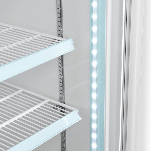 Koolmore 31 in. 1-Door Commercial Display Merchandiser Freezer 23 cu. ft. in White MDF-1GD-23C-WH - MDF-1GD-23C-WH