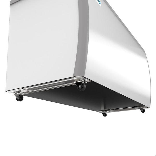 Koolmore 70 in. 12 Tub Ice Cream Dipping Cabinet Display Freezer with Sliding Glass Door, 20 cu. ft. - KM-ICD-71SD
