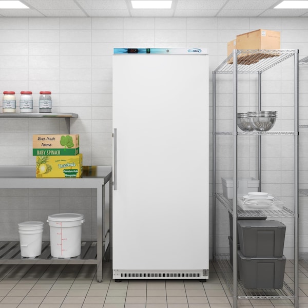 Koolmore 21 Cu. ft. Commercial Reach-in Freezer in White Manual Defrost KM-FMD20WH - KM-FMD20WH