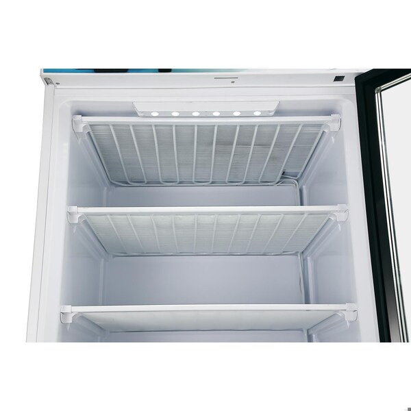 Koolmore 21 Cu. Ft. Commercial Freezer with Glass Door in White - Manual Defrost KM-FMD20WGD - KM-FMD20WGD