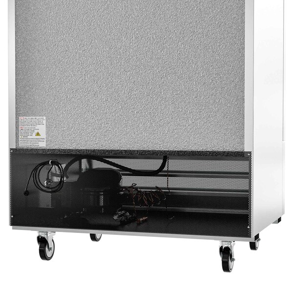 Koolmore 39 in. Commercial Stainless Steel 2-Door Reach-In Freezer, 35 cu. ft. - RIF-2D-SS35C