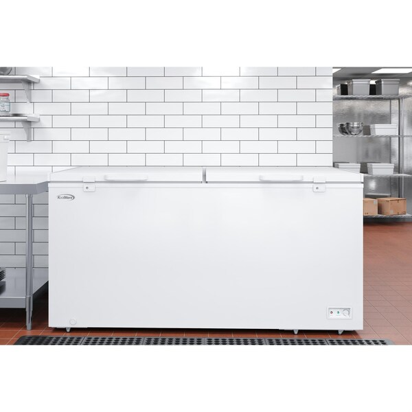 Koolmore 79 in. Commercial Chest Freezer, 30 Cu. Ft. in White, ETL Listed KM-SCF-30C - KM-SCF-30C