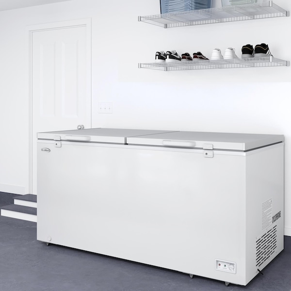 Koolmore 79 in. Commercial Chest Freezer, 30 Cu. Ft. in White, ETL Listed KM-SCF-30C - KM-SCF-30C