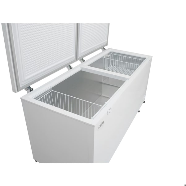 Koolmore 79 in. Commercial Chest Freezer, 30 Cu. Ft. in White, ETL Listed KM-SCF-30C - KM-SCF-30C