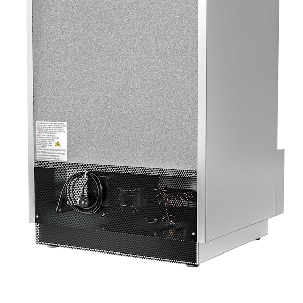 Koolmore 25 in. Commercial Stainless Steel 1-Door Reach-In Freezer, 12 cu. ft. - RIF-1D-SS12C