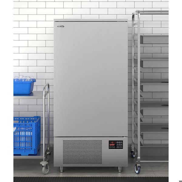 Koolmore 31 in. 10-Pan Commercial Reach-In Blast Chiller 88 lbs Rapid Chill / 77 lbs. Rapid Freeze - KM-CBLC-10
