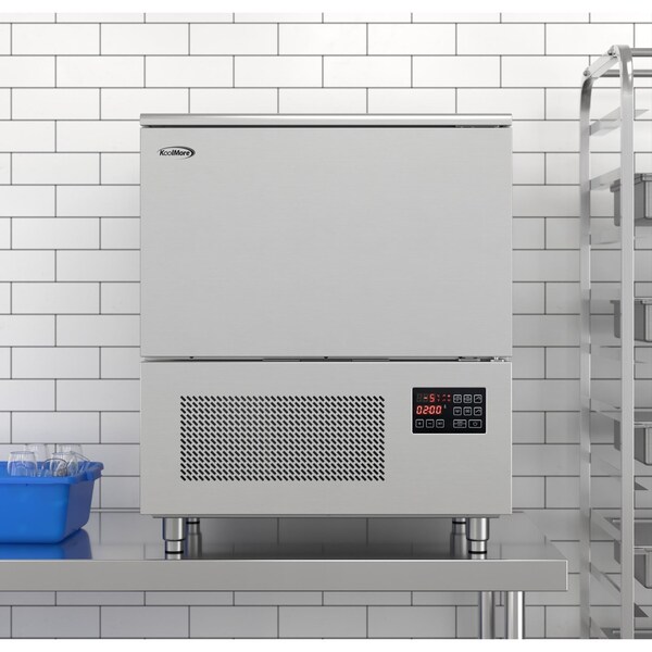 Koolmore 30 in. 5-Pan Commercial Countertop Blast Chiller 30 lbs Rapid Chill / 26.5 lbs Rapid Freeze - KM-CBLC-5