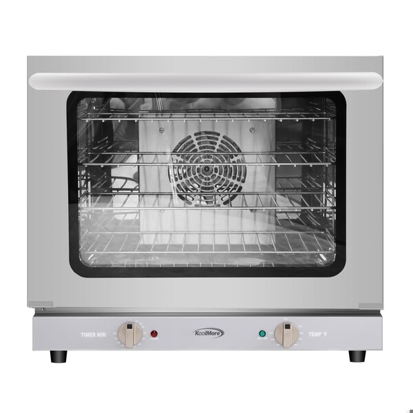 Koolmore 23 in. Countertop Convection Oven for Half-Size Pans w/ 4 Racks and 2800W of Power Stainless-Steel - KM-CTCO220-23