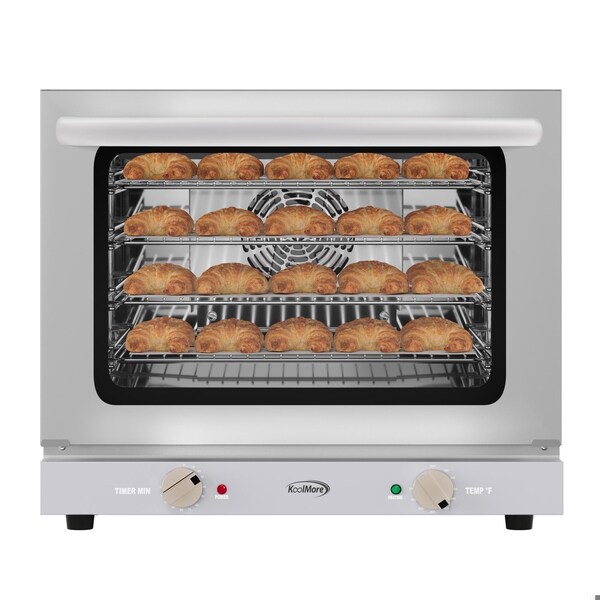 Koolmore 23 in. Countertop Convection Oven for Half-Size Pans w/ 4 Racks and 2800W of Power Stainless-Steel - KM-CTCO220-23