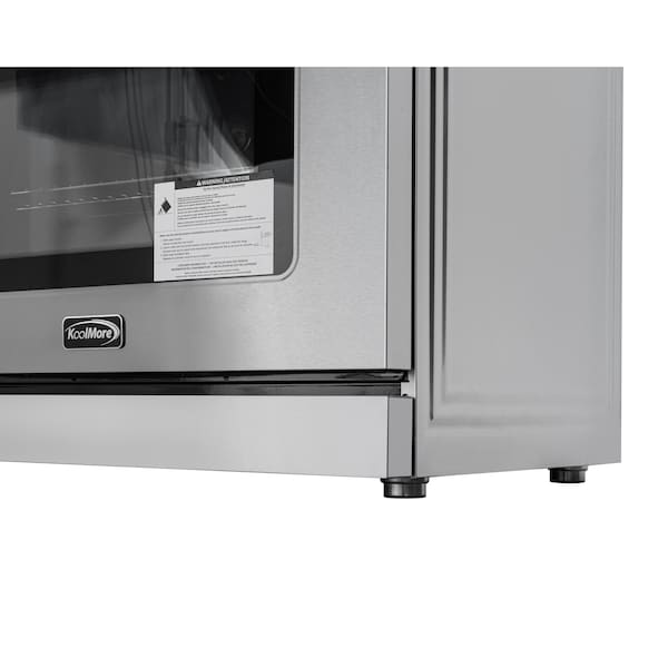 Koolmore 36 in. Electric Professional Range with Tilt Panel and Digital controls, Self-Cleaning, 240V - KM-EPR-36TDP-SS