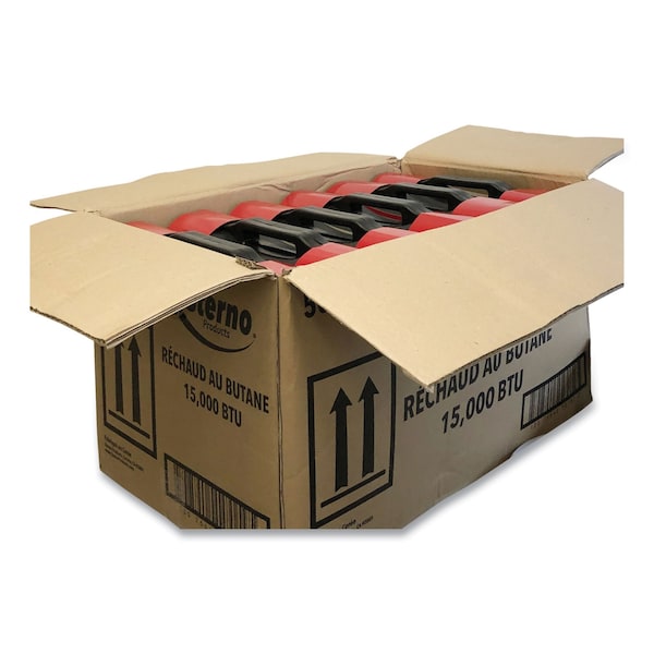 Sterno Butane Stove, 15000btu, Piezoelectric Ignition, 13" x 11" x 3.75", PK6 - 50182