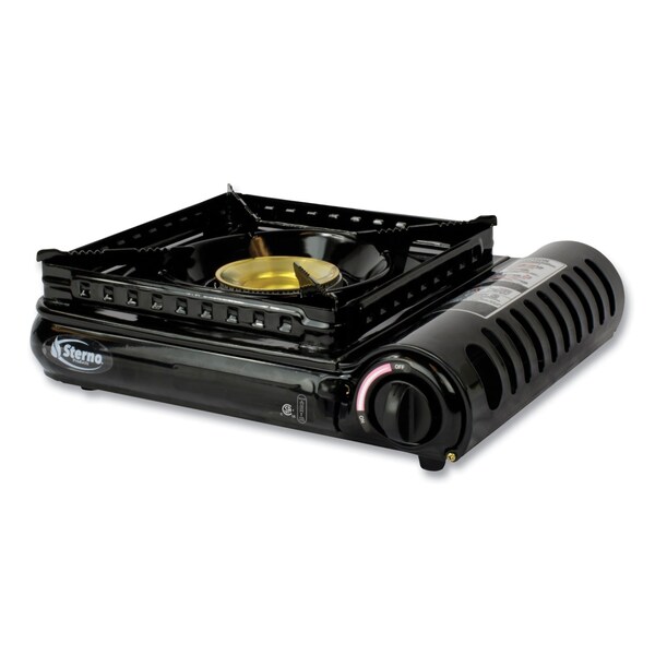 Sterno Butane Stove, 15000btu, Piezoelectric Ignition, 13" x 11" x 3.75", PK6 - 50182