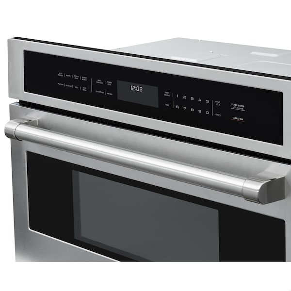 Koolmore 30 in. Built-In Microwave w/ Convection Oven and Air Fryer 1.6 cu. ft. Capacity in Stainless-Steel - KM-CWO30-SS