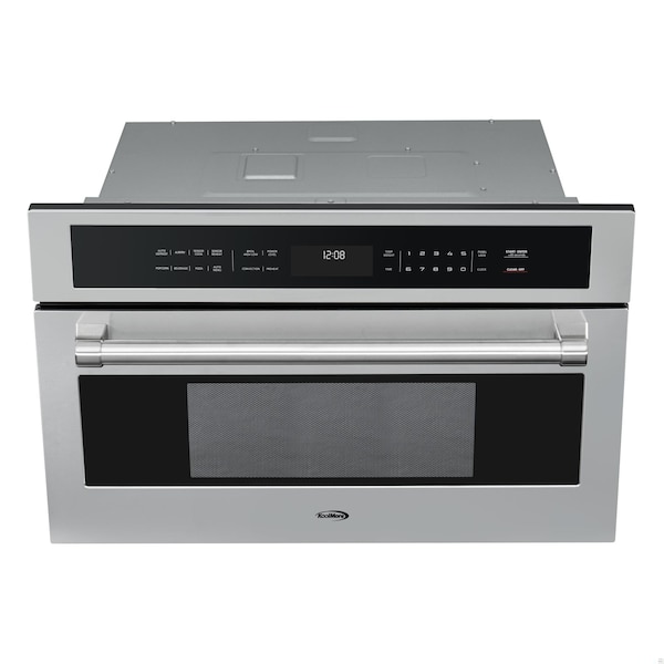 Koolmore 30 in. Built-In Microwave w/ Convection Oven and Air Fryer 1.6 cu. ft. Capacity in Stainless-Steel - KM-CWO30-SS