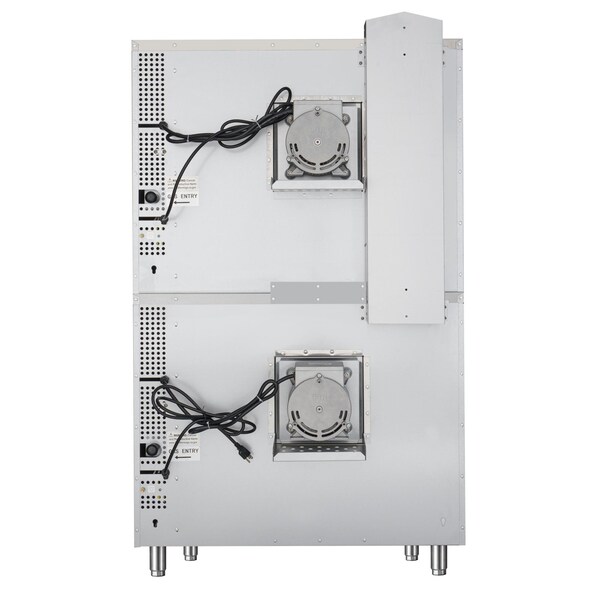 Koolmore 38 in. Full Size Double Commercial LP Convection Oven 108,000 BTU Total with Stacking Kit - KM-DCCO54-LP