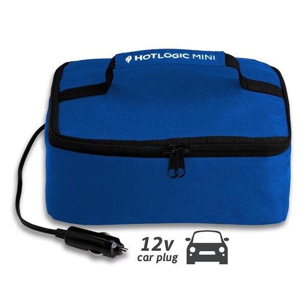 Hotlogic 16801045-BL Portable Personal 12V Mini Oven, Blue - 16801045BL