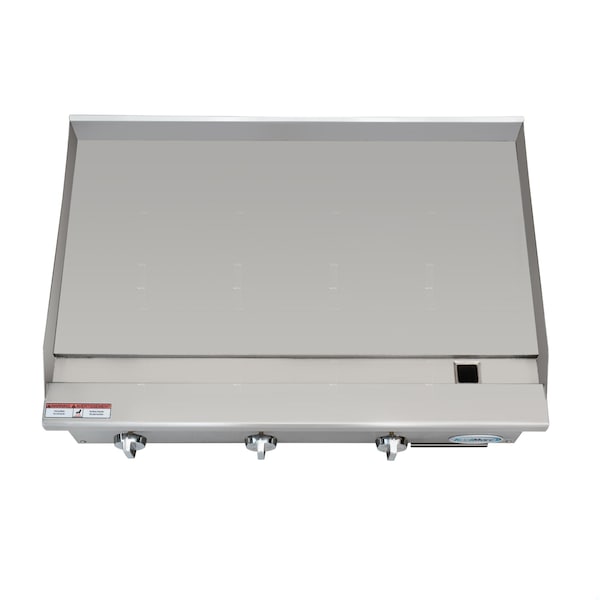 Koolmore 36 in. Natural Gas 3-Burner Griddle with 90,000 BTU in Stainless-Steel KM-GG3-36M - KM-GG3-36M