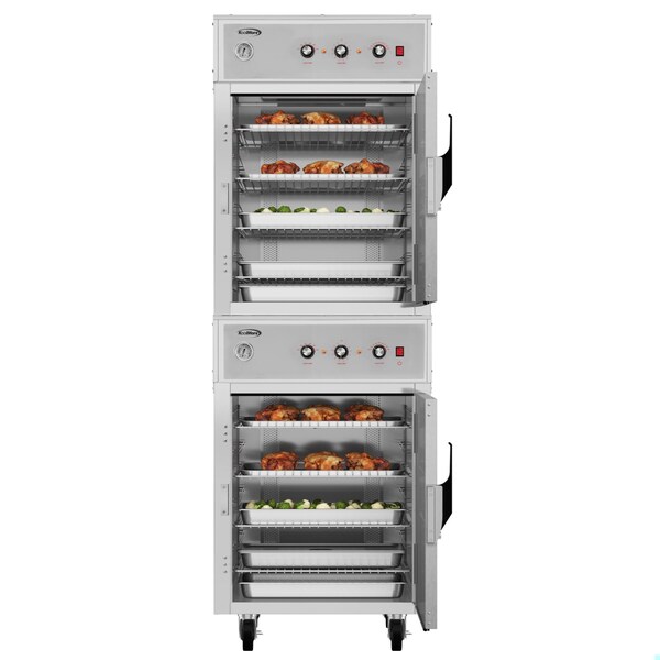 Koolmore 8-Pan Full-Size Commercial Cook And Hold Oven 3,000W/240V in Stainless-Steel - KM-CCAH3-2D