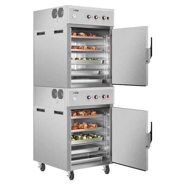 Koolmore 8-Pan Full-Size Commercial Cook And Hold Oven 3,000W/240V in Stainless-Steel - KM-CCAH3-2D