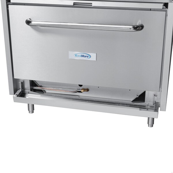 Koolmore 36 in. 6 Burner Commercial Liquid Propane Range in Stainless-Steel - KM-CR36-LP