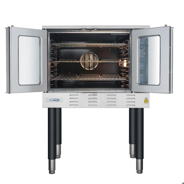 Koolmore 38 in. Full Size Single Deck Commercial LP Convection Oven 54,000 BTU - KM-CCO54-LP