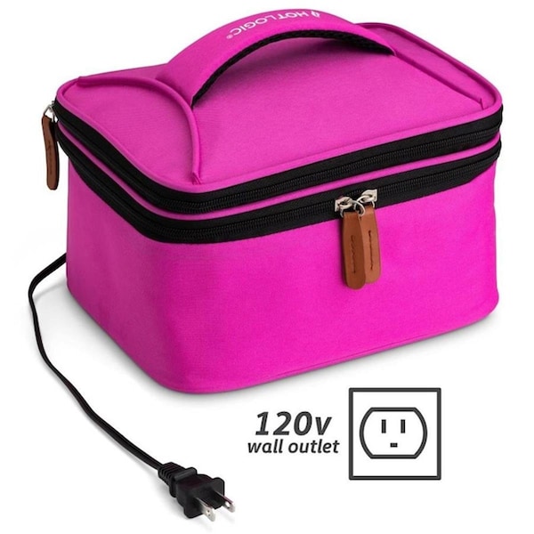 Hotlogic 16801169-PK Portable Personal Expandable Mini Oven XP, Pink - 16801169PK