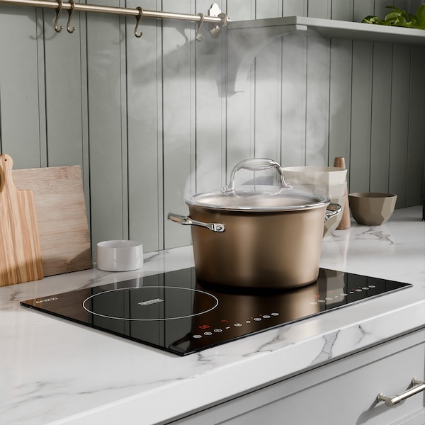Anzzi 20in Induction Cooktop in Black, 2 Zones, Auto Shut-Off & Child Safety Lock - AZ-CKTID01