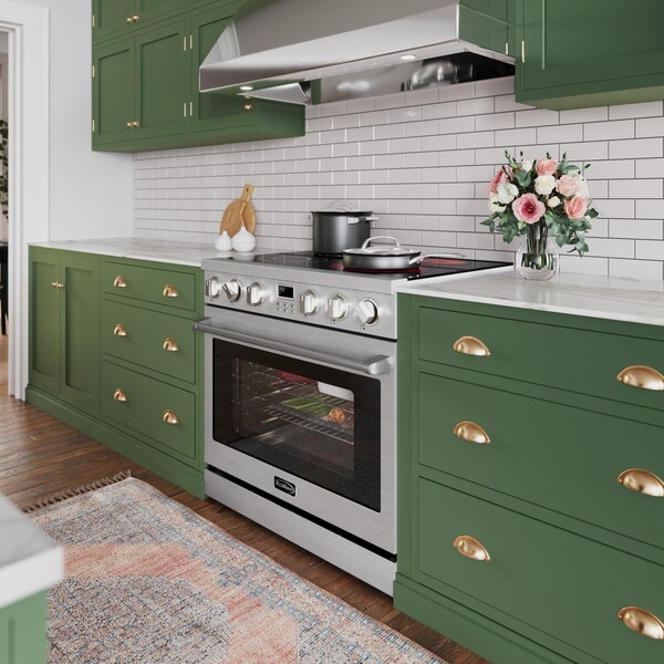 Koolmore 36 in. Professional Electric Range with 16600W of Power, 240V in Stainless-Steel KM-EPR-36AP-SS - KM-EPR-36AP-SS