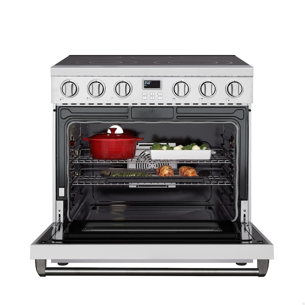 Koolmore 36 in. Professional Electric Range with 16600W of Power, 240V in Stainless-Steel KM-EPR-36AP-SS - KM-EPR-36AP-SS